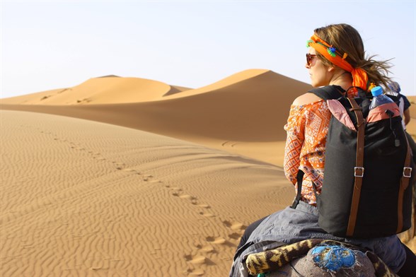 mujer desierto